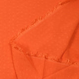 Voile de viscose triangle satiné ton sur ton orange