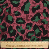 Polyester printed polyester cheetah background of wine