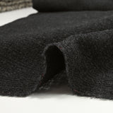 Crêpe de laine mélangée anthracite