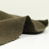 Sergé de laine mélangée vert militaire
