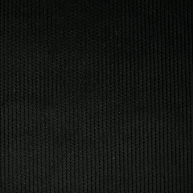 Velours côtelé de coton 4mm noir
