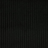 Velours côtelé de coton 4mm noir