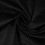 Velours côtelé de coton 4mm noir