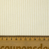 Velours côtelé de coton 4mm écru