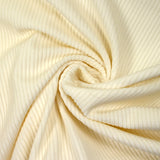 Velours côtelé de coton 4mm écru