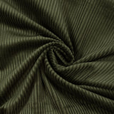 Velours côtelé de coton 4mm vert militaire