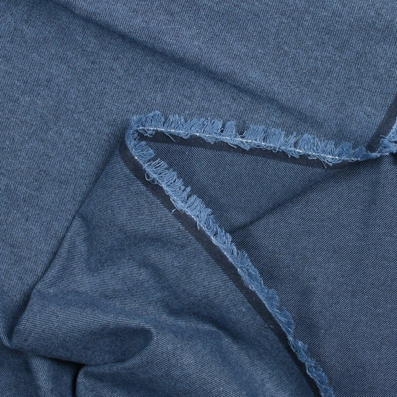 Flanelle de coton bleu