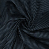 Velours côtelé de coton 4mm bleu nuit