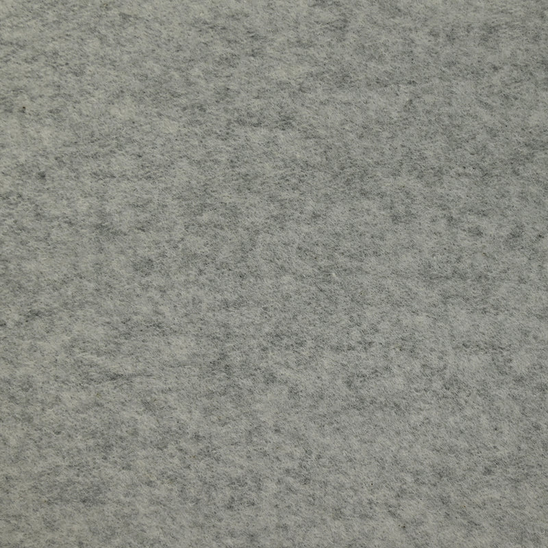 Molleton de coton french terry doux gris foncé envers blanc