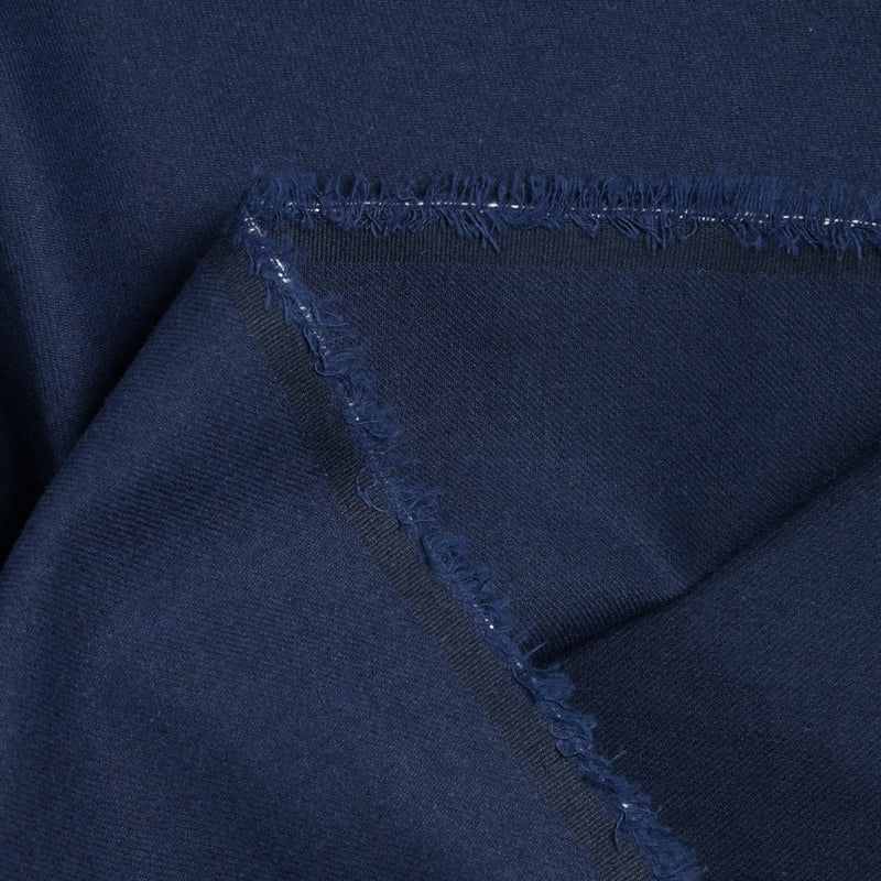 Flanelle de coton marine