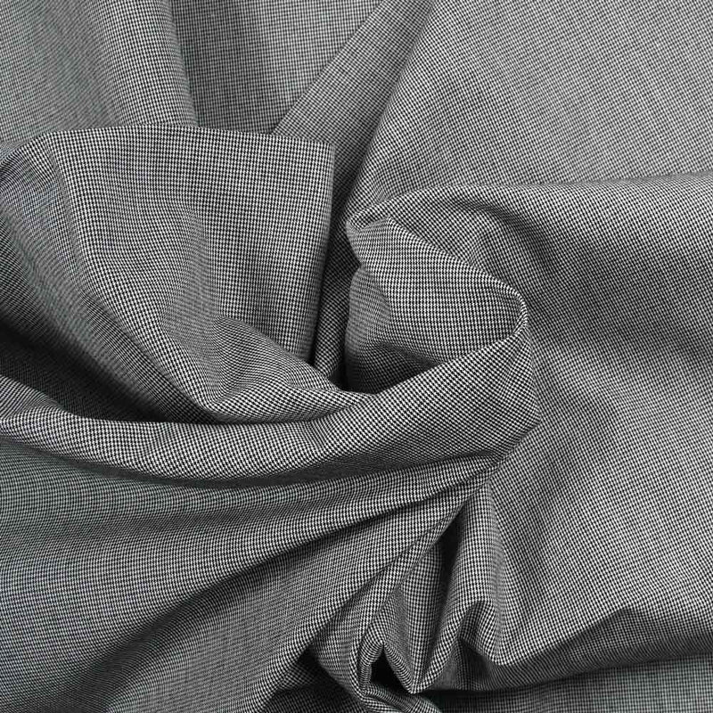 Coton pied de puce noir et blanc