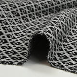 Malla Milano poliviscosa Lurex gris esmeralda real