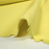 Molleton de coton french terry doux mimosa