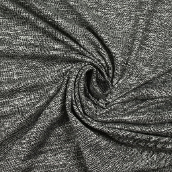 Jersey de polyester gris chiné