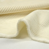 Velours côtelé de coton 4mm écru