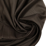 Dark brown silk ponted