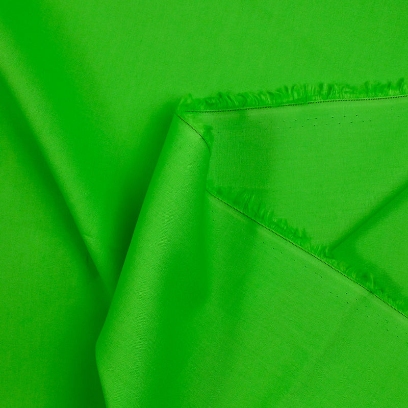 Wasabi green cotton poplin