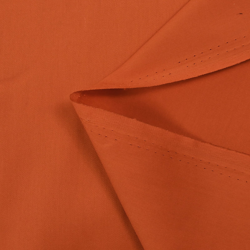 Popeline de coton satinée fine citrouille