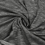 Black and white hunched polyviscose jersey