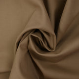 Coton uni chocolat au lait