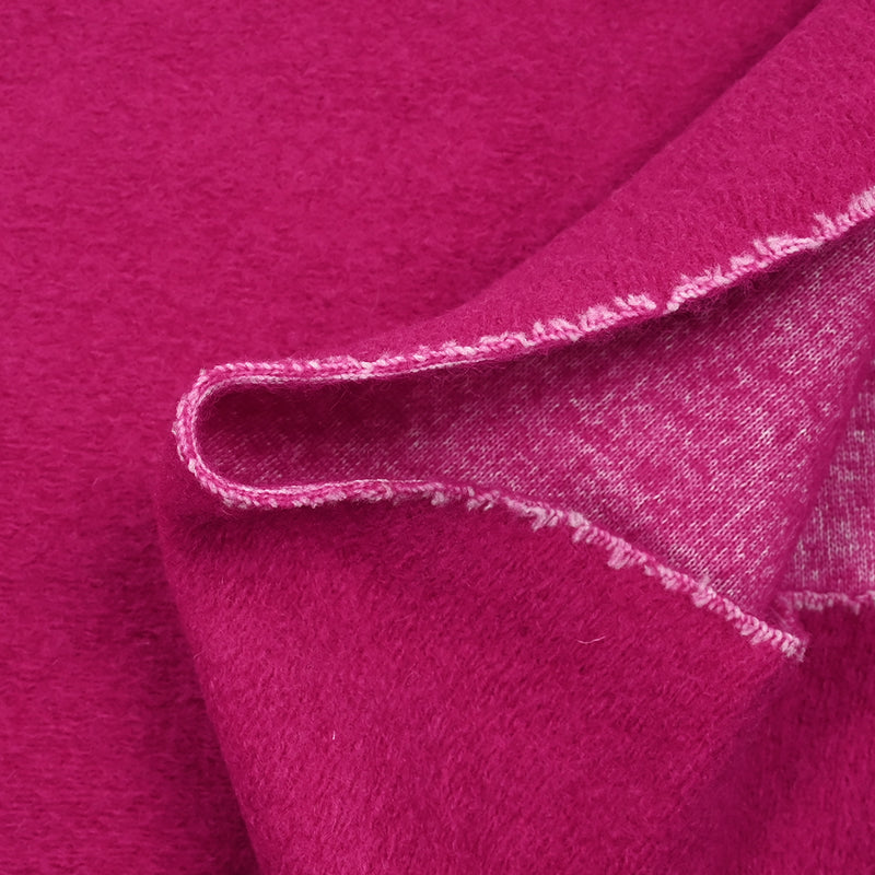 Laine mélangée bouillie magenta