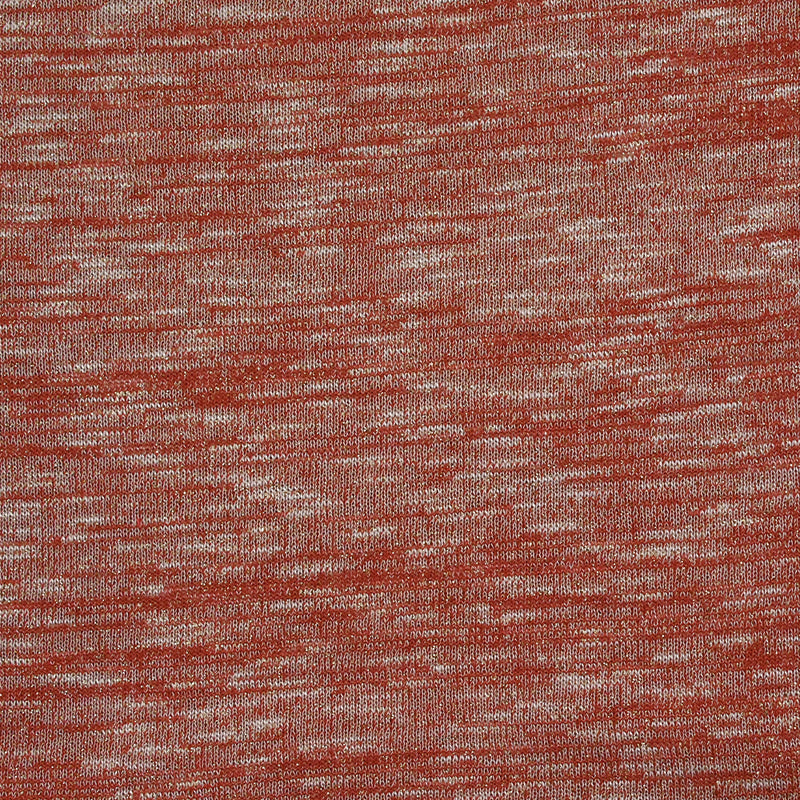 Maille chinée Elisa lurex doré fond brique