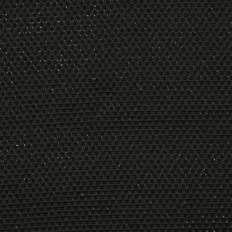 Polycoton Lurex texturé noir