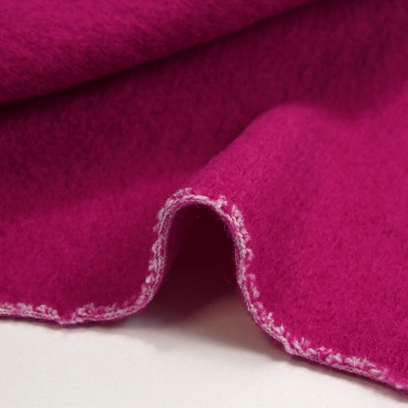 Laine mélangée bouillie magenta