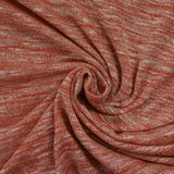Maille chinée Elisa lurex doré fond brique