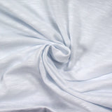 Jersey de coton flammé blanc glacier