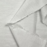 Coton chemise tissé-teint rayé gris fond blanc