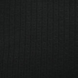 Maille côtelée Sana noir