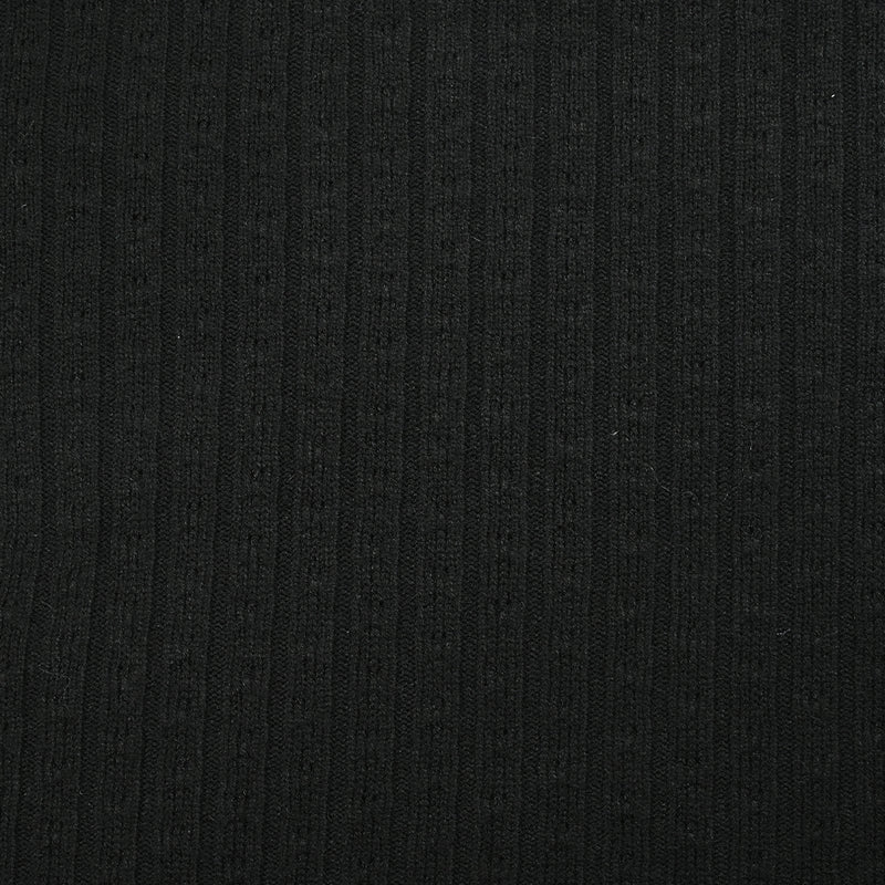 Maille côtelée Sana noir