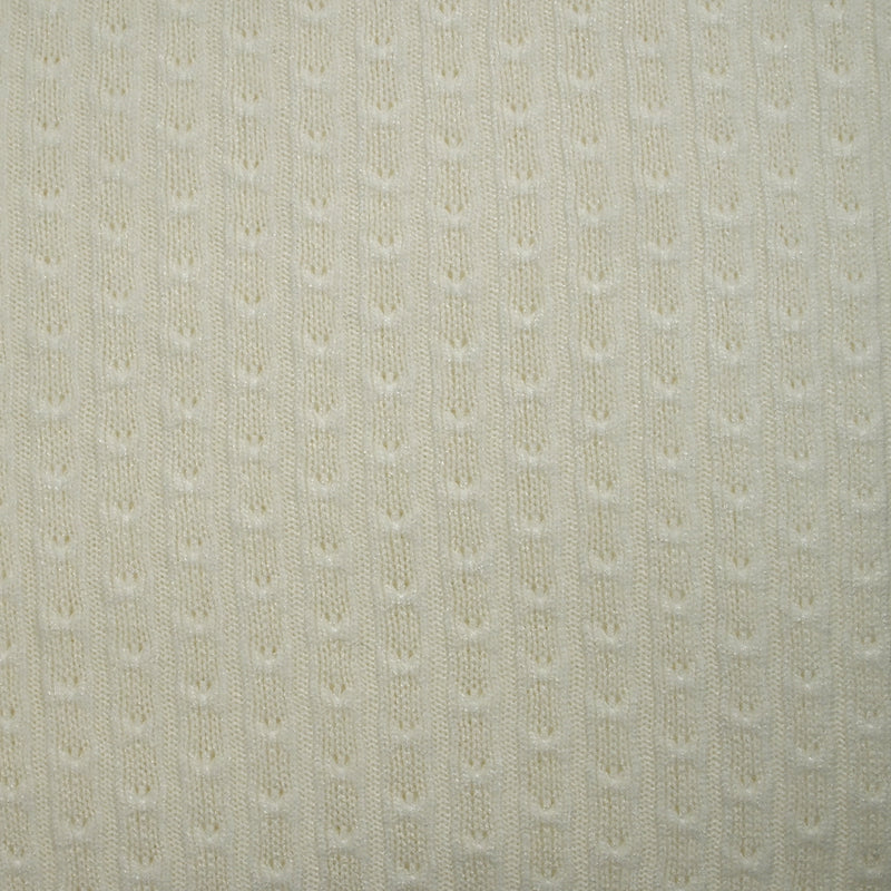Sana white ribbed broken