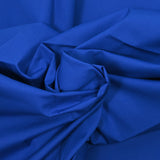 Coton uni bleu roi