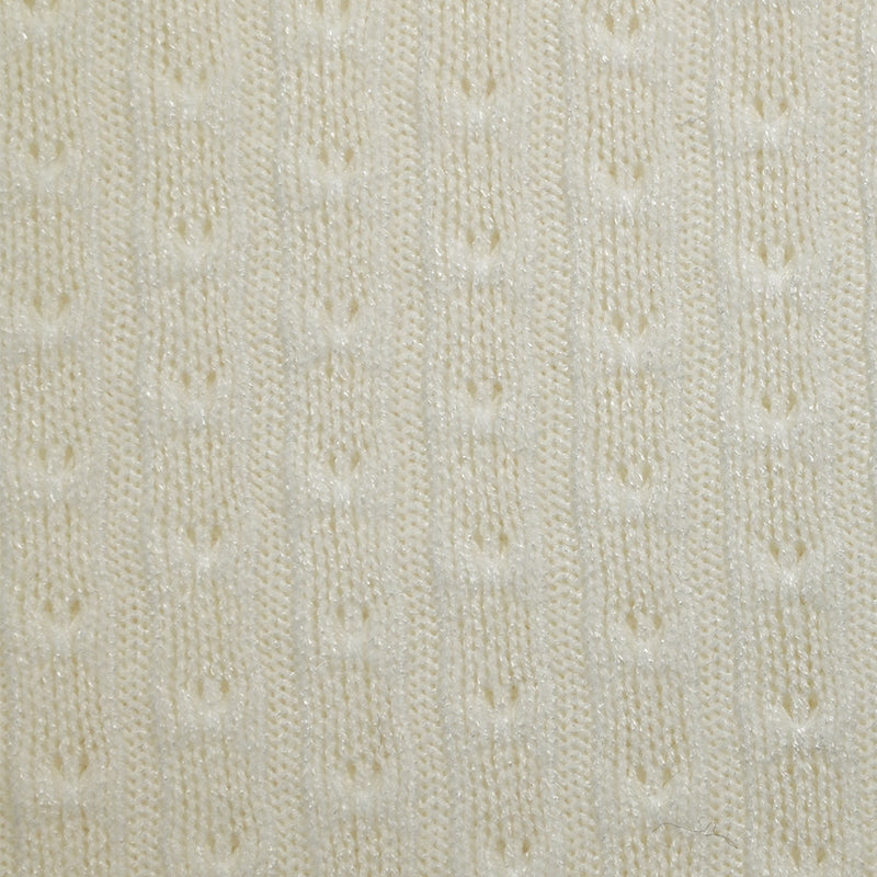 Sana white ribbed broken