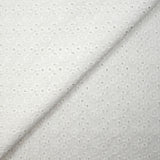 Broderie anglaise Saoirse blanc cassé