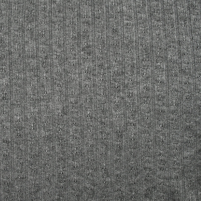 Maille côtelée Sana gris