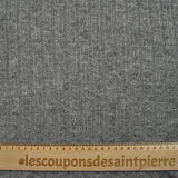 Maille côtelée Sana gris