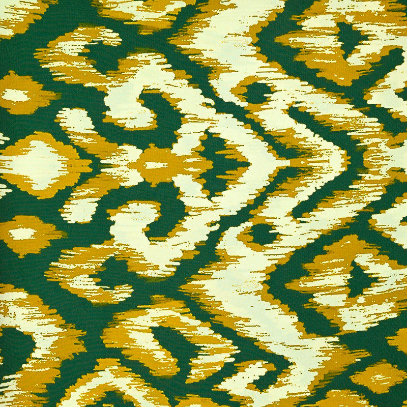 Sauvage polyester print microfiber dark green background