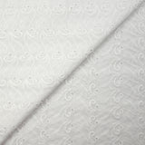 Broderie anglaise Nessa blanc cassé