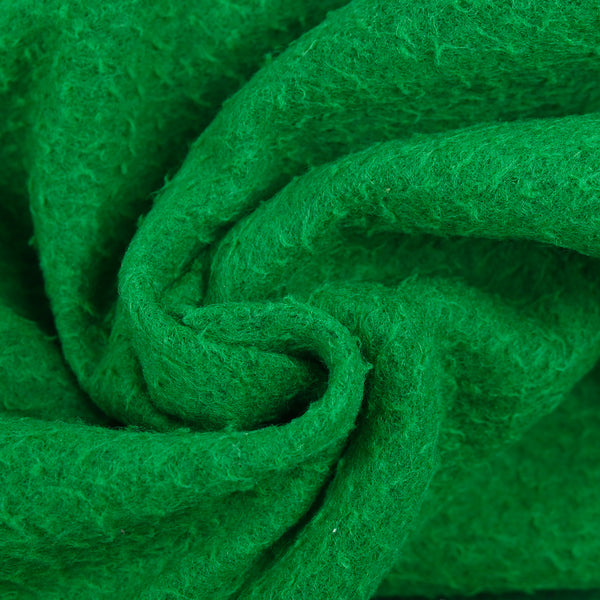 Maille laine mélangée feutrée vert