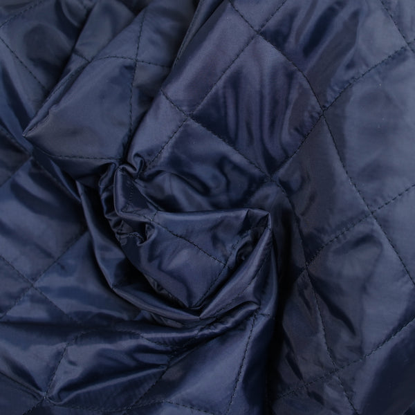 Matelassé losange marine