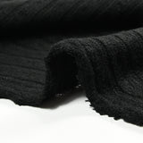 Maille côtelée Sana noir