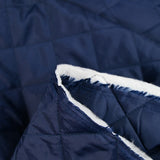 Matelassé losange marine