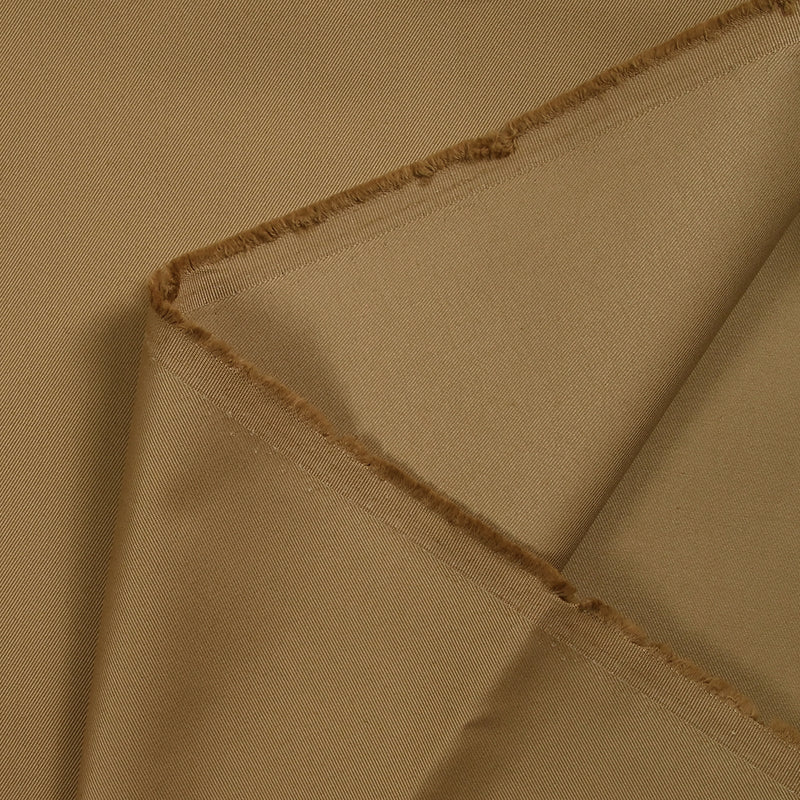 Gabardine de coton camel