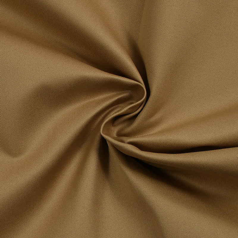 Gabardine de coton camel