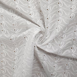 Broderie anglaise Nessa blanc cassé
