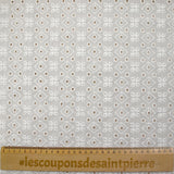 Broderie anglaise Hilda blanc cassé