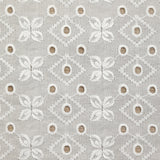 Broderie anglaise Hilda blanc cassé